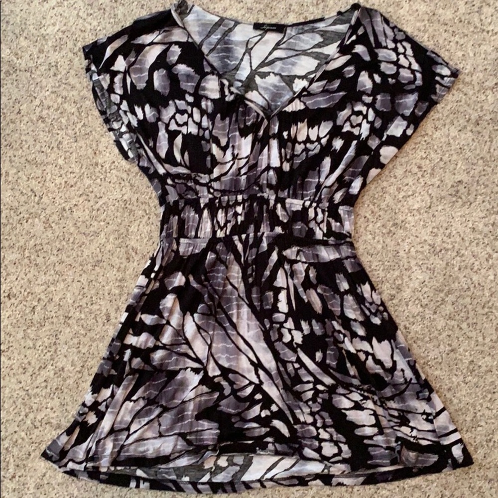 Soprano Black and Grey Tunic Size Medium
